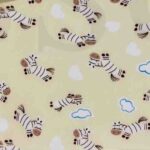 Running Zebra - Light Yellow